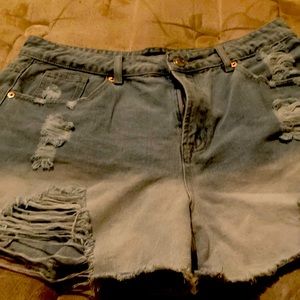 Blue and White good quality women can wear it size 15